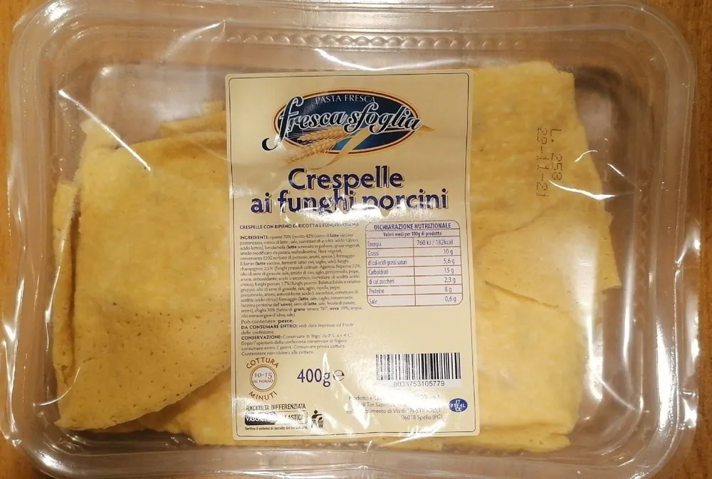 Crespelle ai funghi porcini