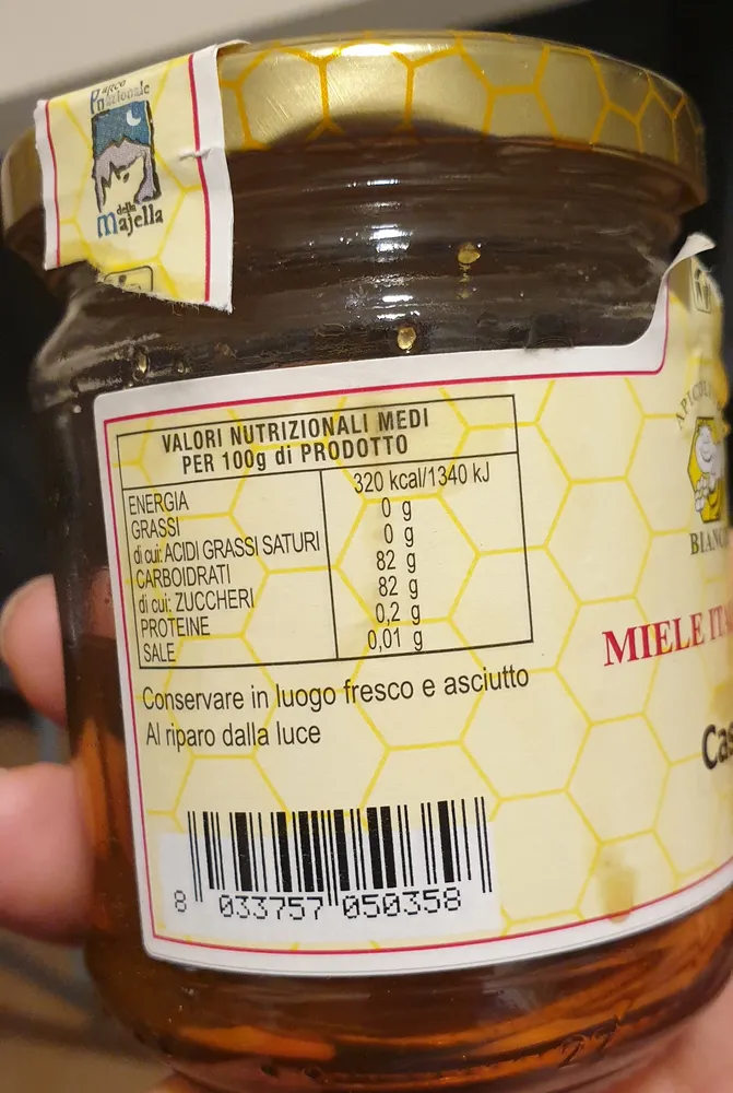 miele italiano castagno apicoltura bianco