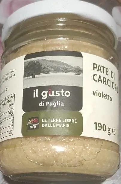 Patè di carciofo violetto