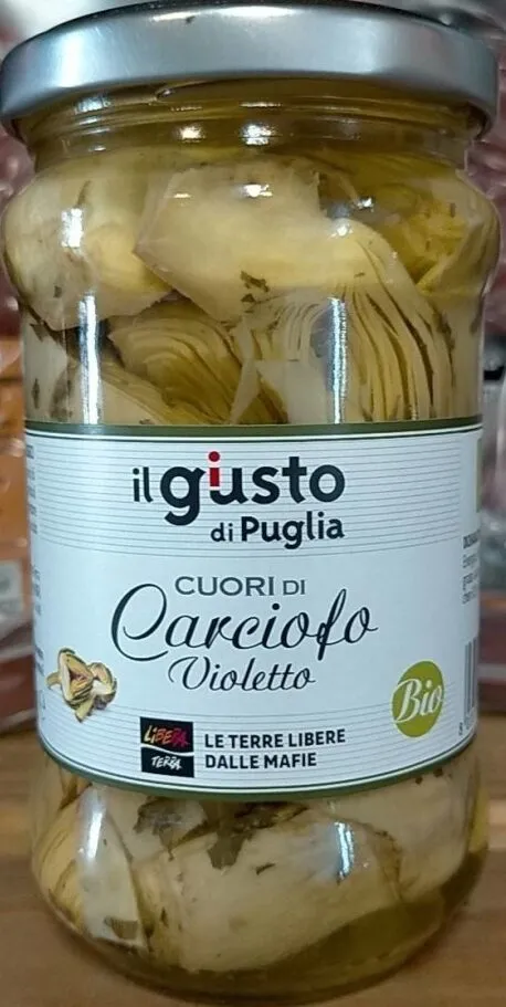 Cuori di carciofo violetto