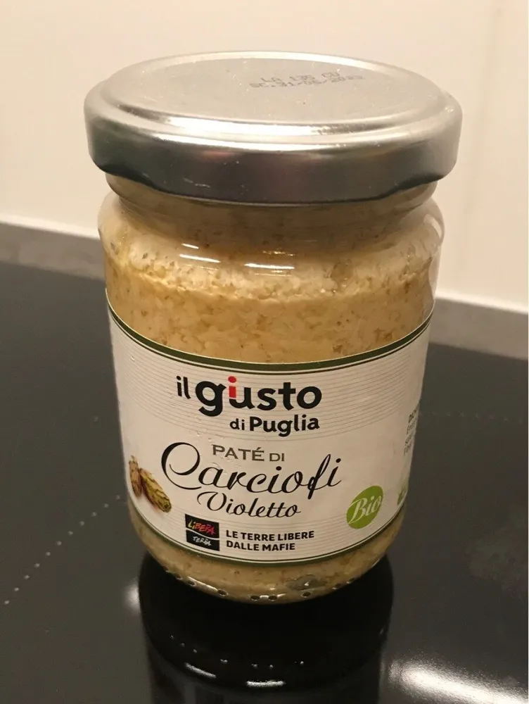 paté di carciofi violetto