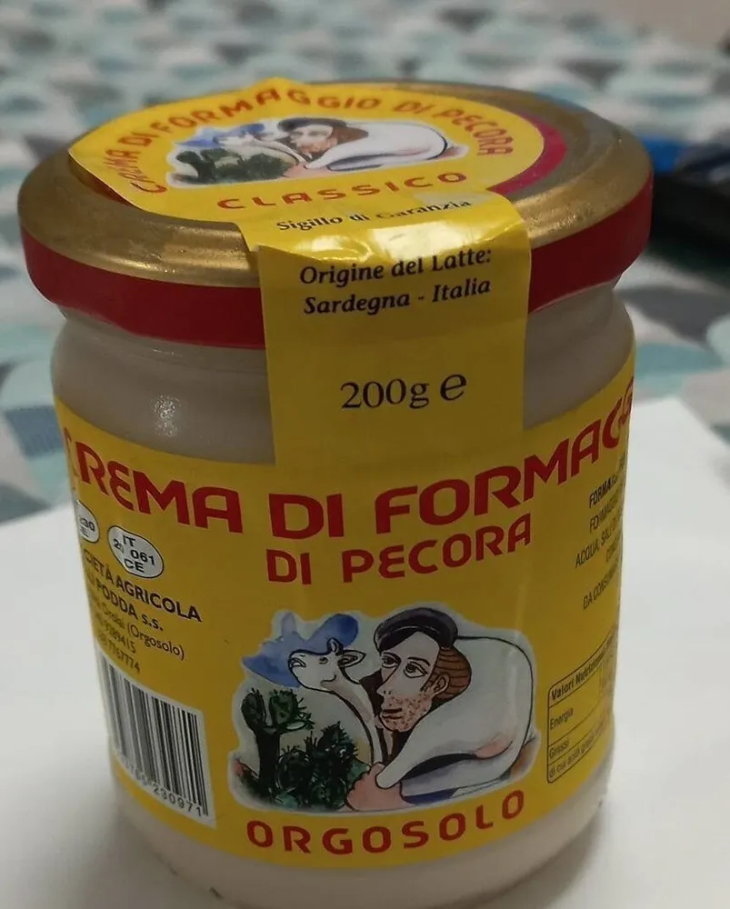 Crema di formaggio di pecora