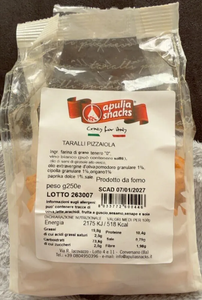 Taralli pizzaiola