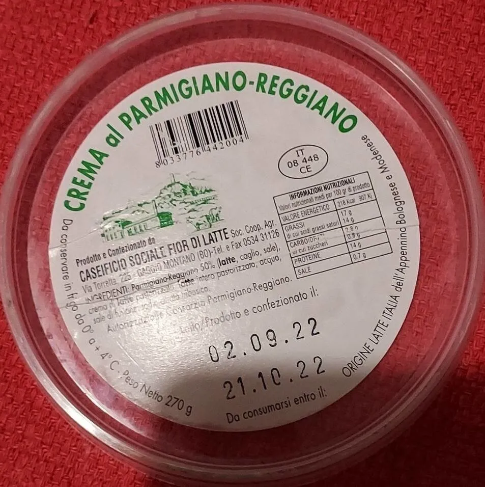 Crema di parmigiano