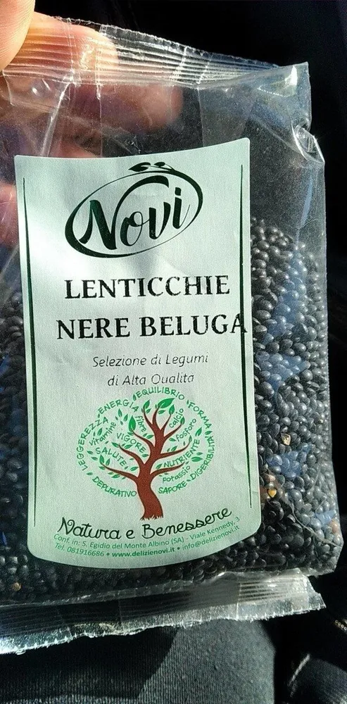 Lenticchie nere beluga
