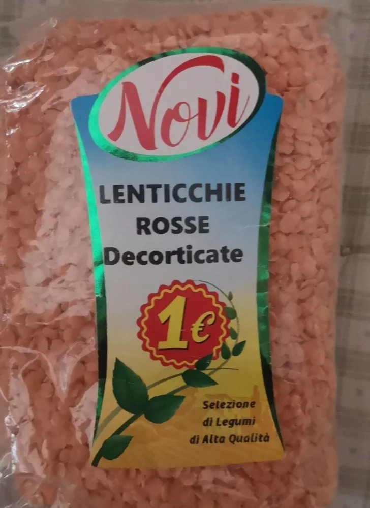 Lenticchie rosse decorticate