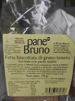 Fette biscottate di grano tenero lievitate con pasta madre