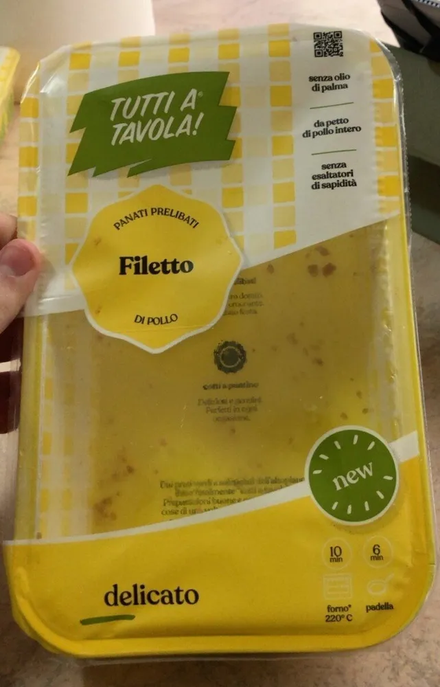 Panati prelibati filetto di pollo