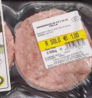 Hamburger di petto di pollo