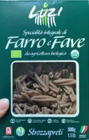 Specialitá integrale di Farro e Fave da agricoltura biologica