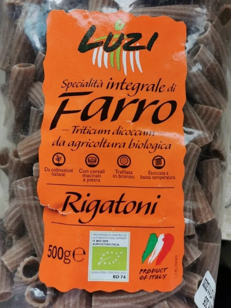 rigatoni di farro