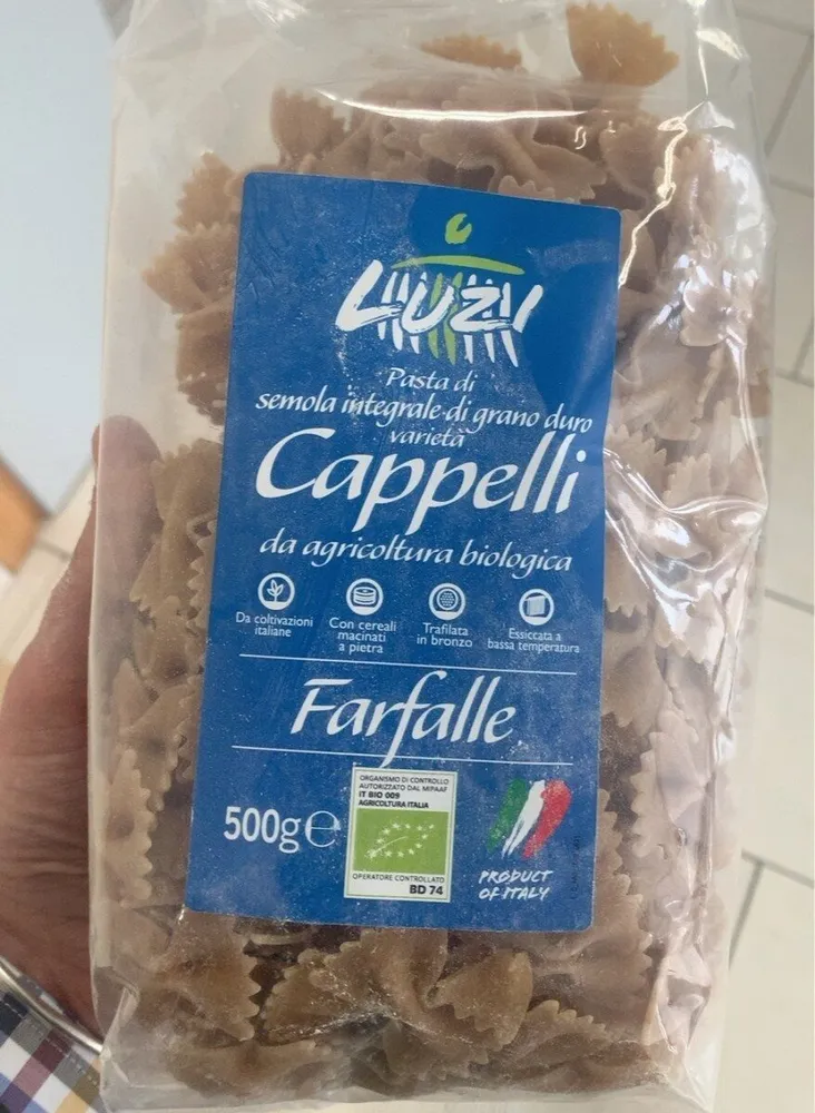 Pasta di grano cappelli