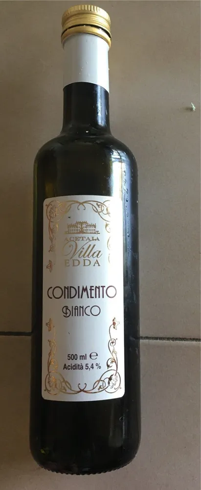 Condimento Bianco Villa Edda Bellei 0,50 L.