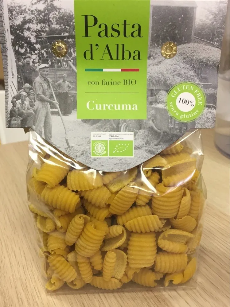 Pâtes au curcuma