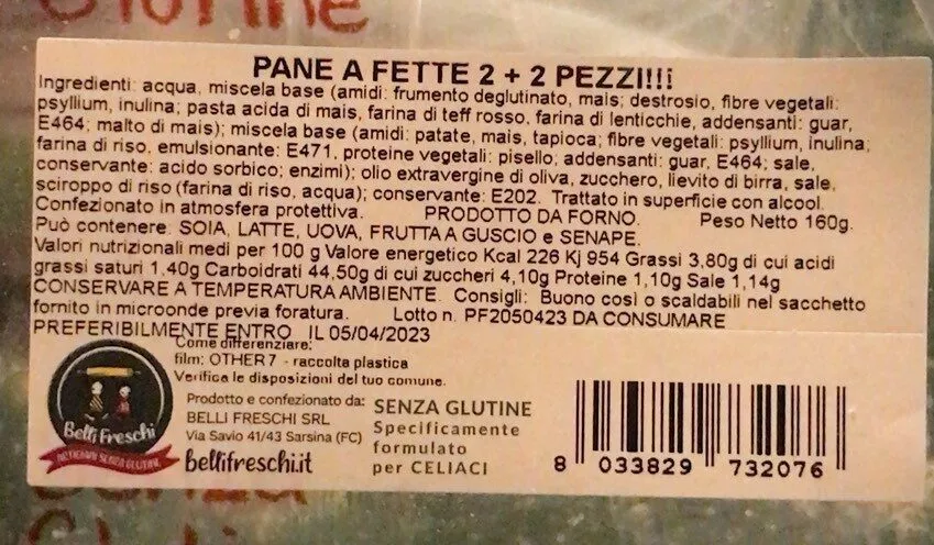 Pane a fette