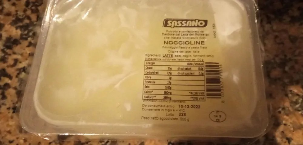 noccioline di mozzarella