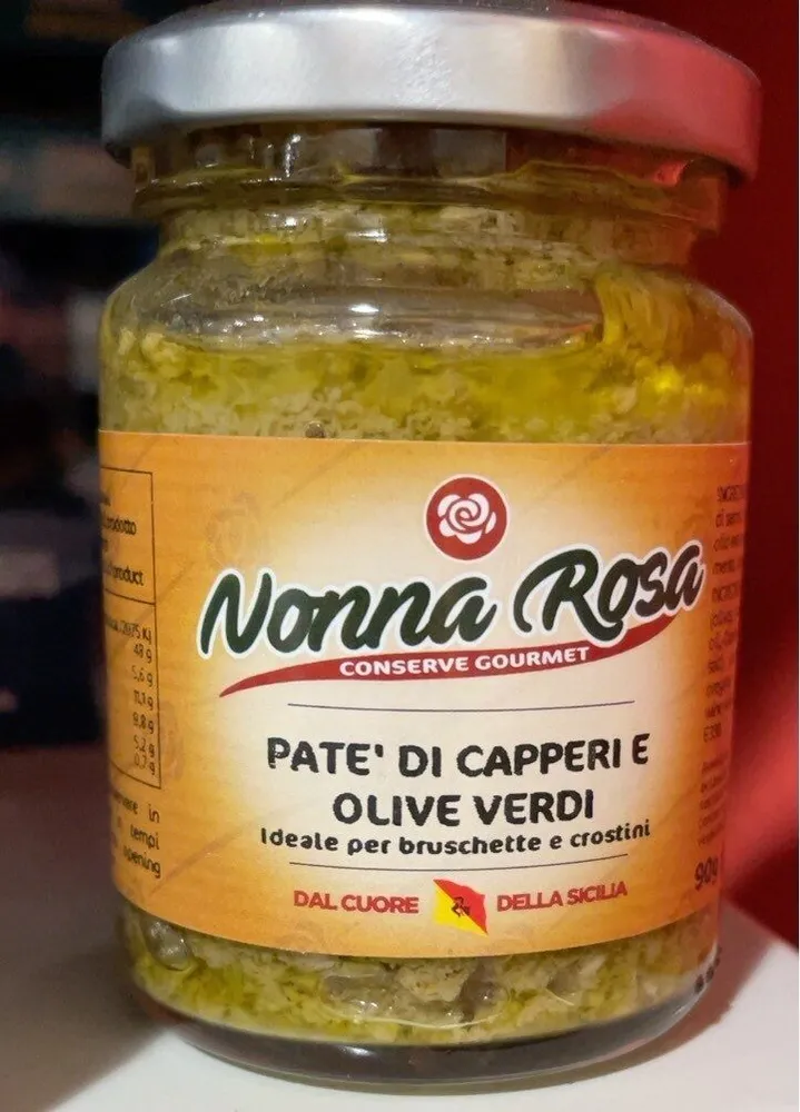 Patè di capperi e olive Verdi