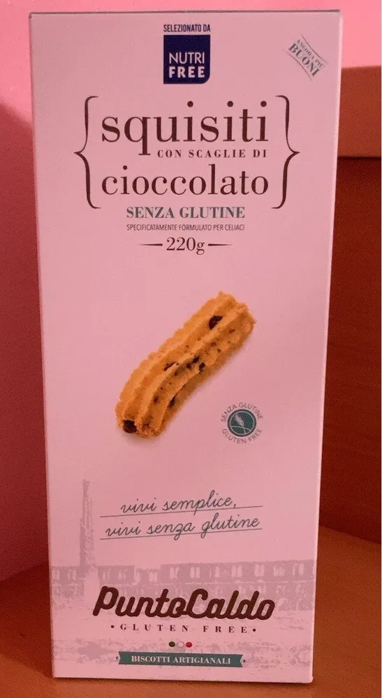 Squisiti con scaglie di cioccolato