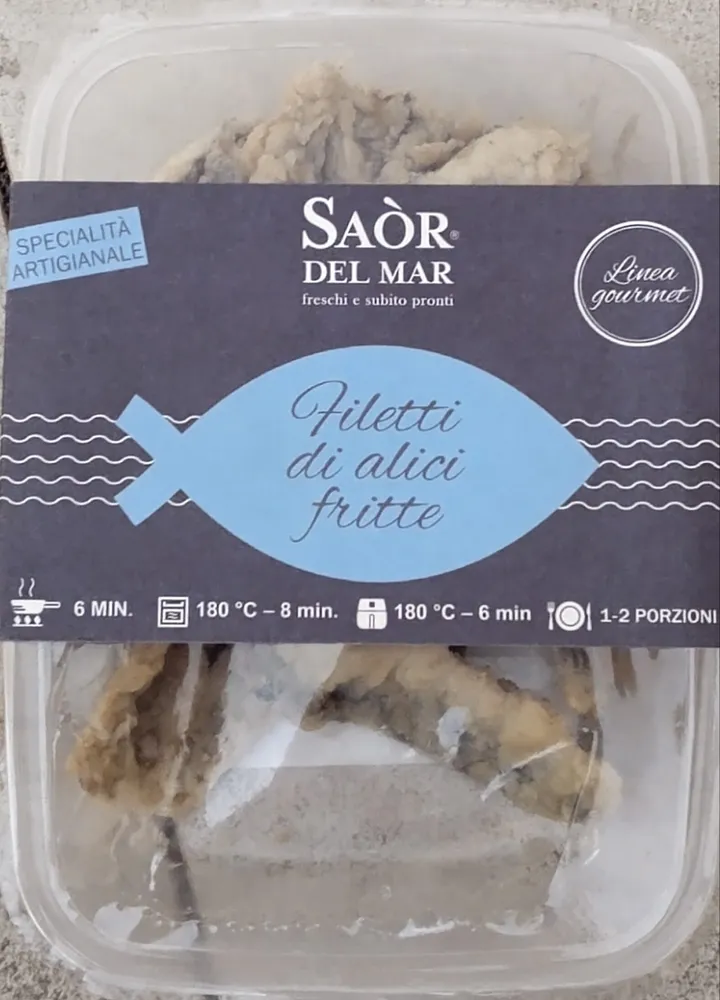 Filetti di alici fritte