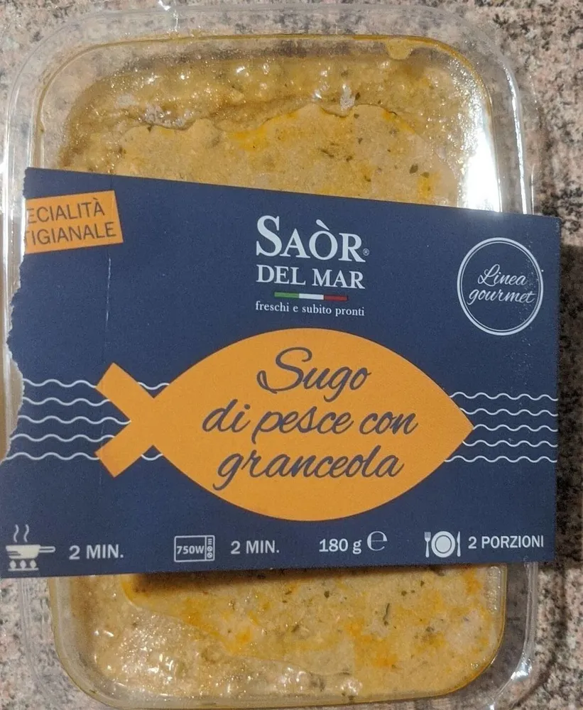 Sugo di pesce con granceola