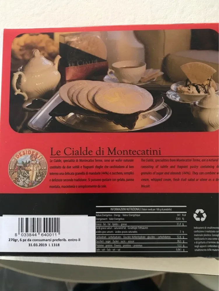 Le cialde di montecatini