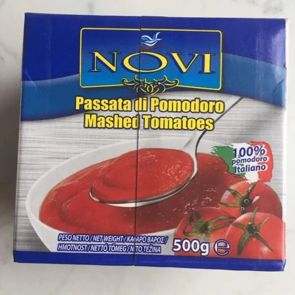 Mashed  tomatoes