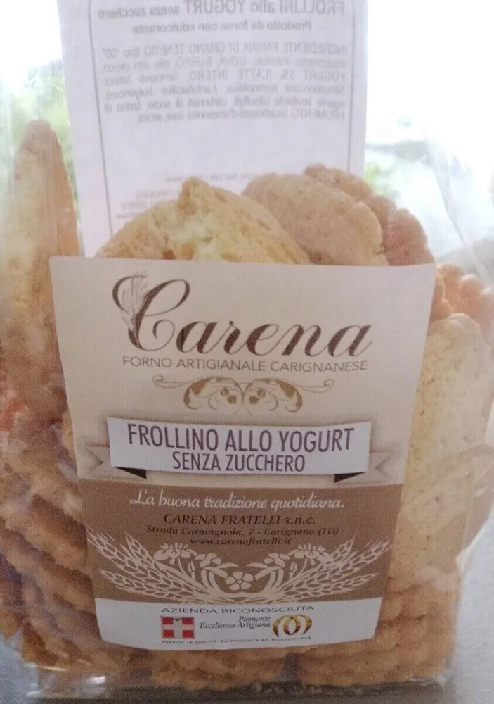 Frollino yogurt senza zucchero