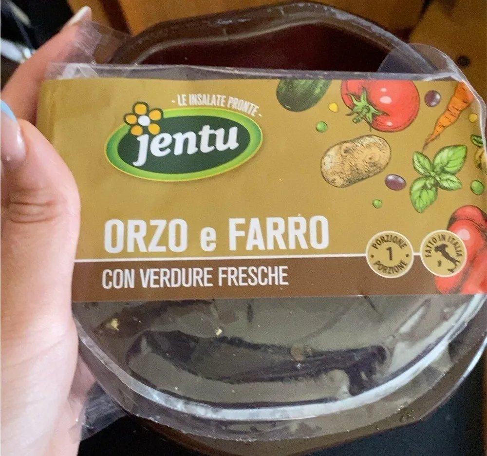 Orzo e farro con verdure fresche