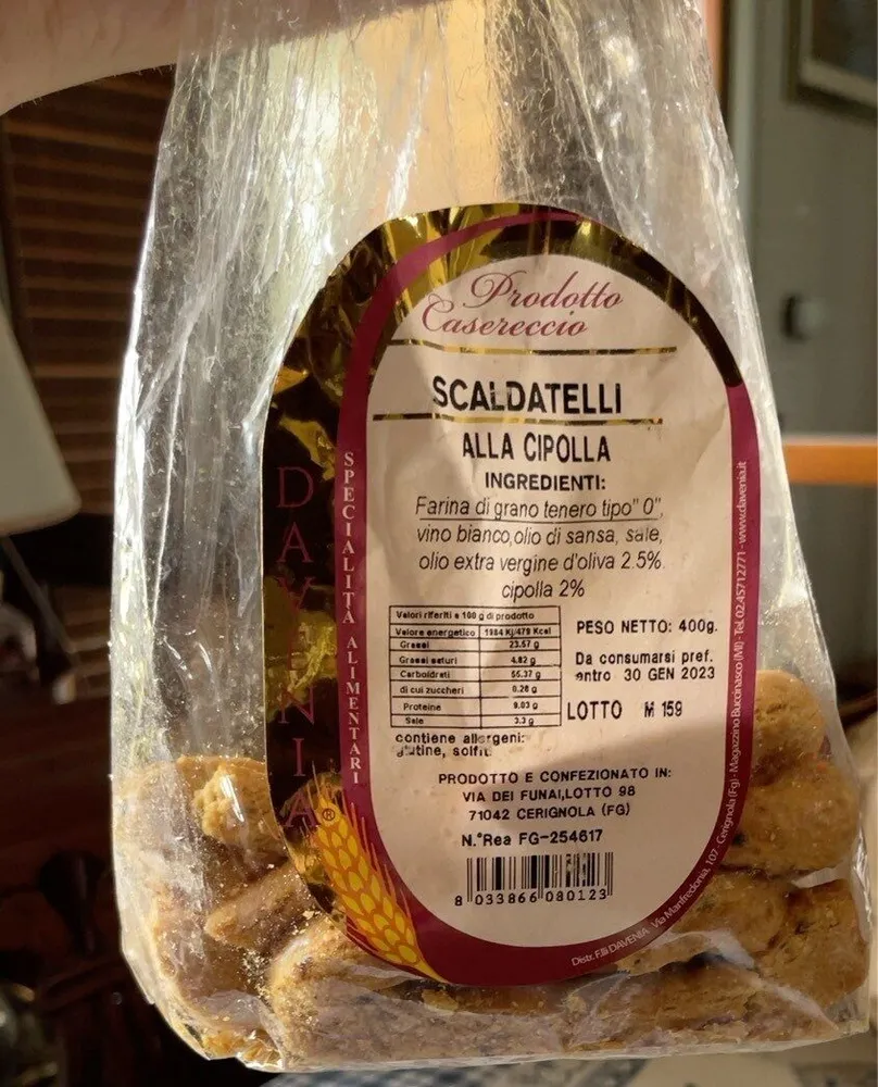 scaldatelli alla cipolla