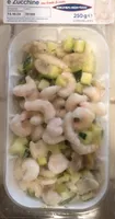 fantasia di gamberi vongole e zucchine