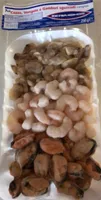 Tris cozze vongole e gamberi  sgusciato