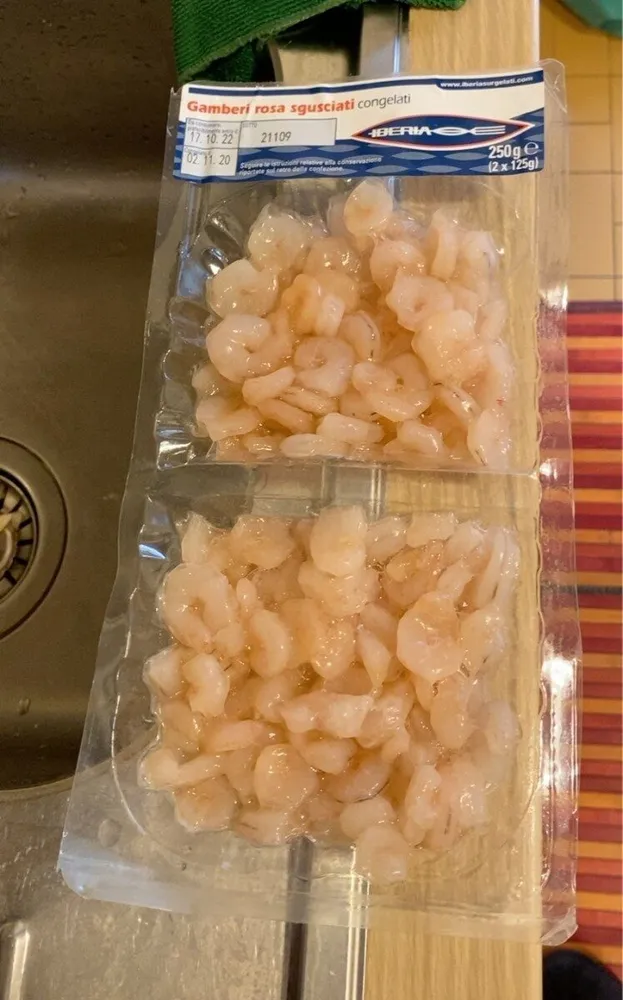Gamberi rosa sgusciati