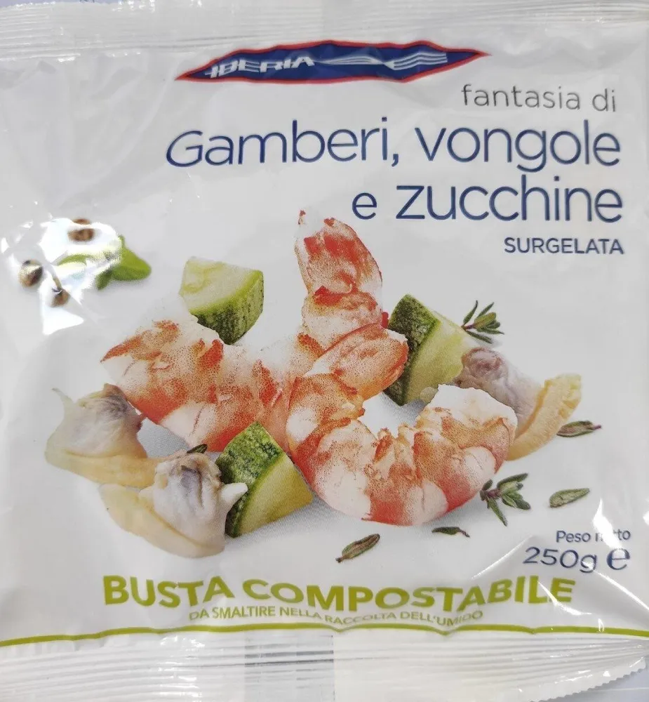 Fantasia gamberi, vongole e zucchine