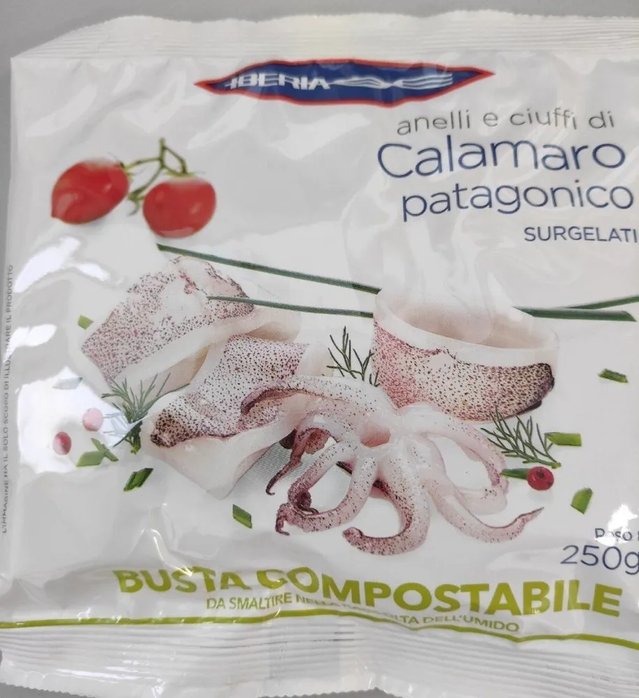 Anelli e ciuffi di Calamaro Patagonico