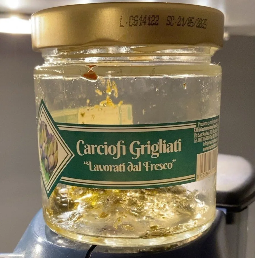 Carciofi grigliati in olio