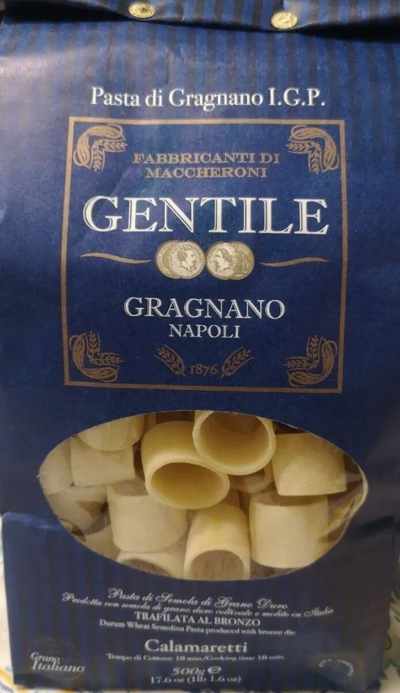 Gragnano Napoli Gentile Calamaretti Pasta