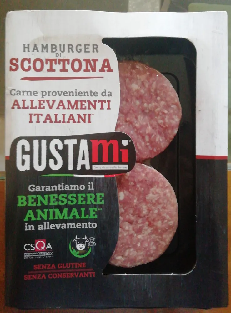 Hamburger di scottona