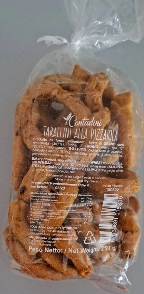 Tarallini alla pizzaiola