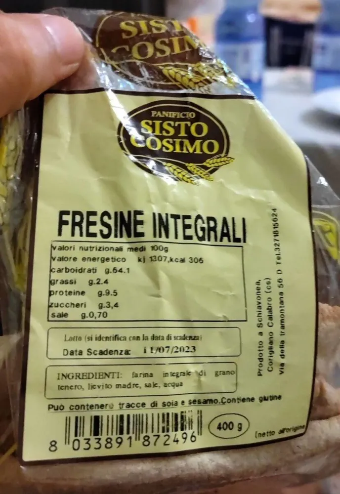 Fresine integrali