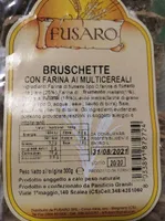 Bruschette con farina ai multicereali
