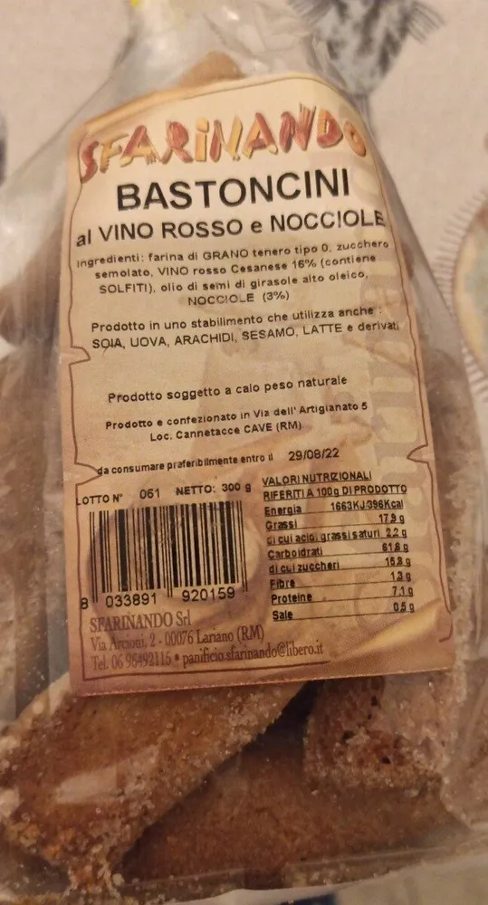 Bastoncini sfarinando