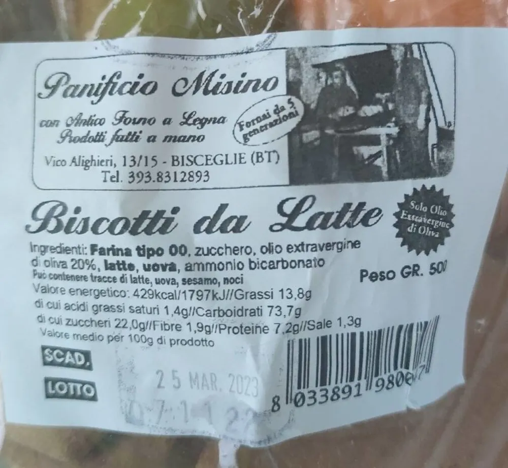 Biscotti da latte