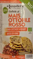 Gallette di mais ottofile rosso