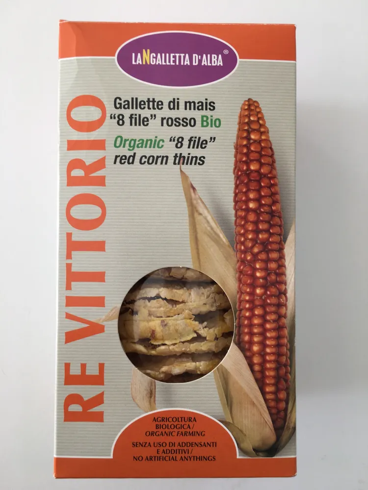 Re Vittorio Organic red corn thins