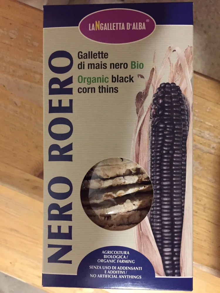 Nero Roero organic black corn thins