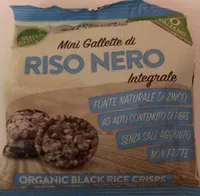 Mini gallette di riso nero