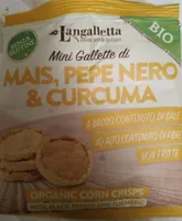 Mini gallette di mais, pepe nero e curcuma