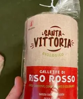 Gallette di riso rosso