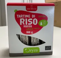 Tartine di riso rosso bio