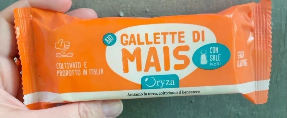 Oryza Gallette di mais bio